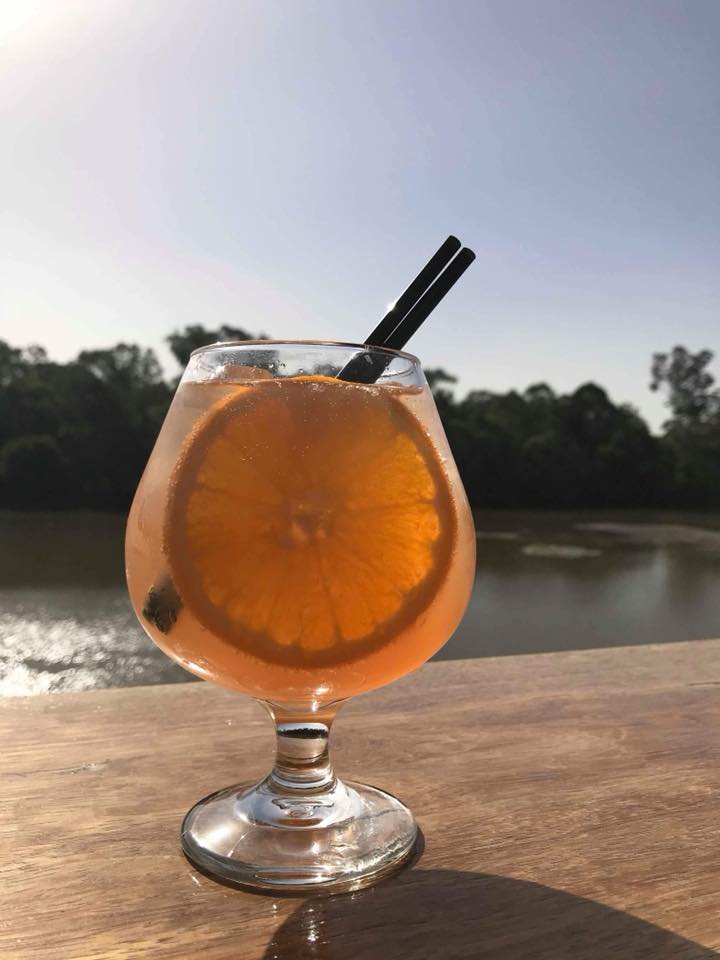 Cocktail by the lake in Victoria Point